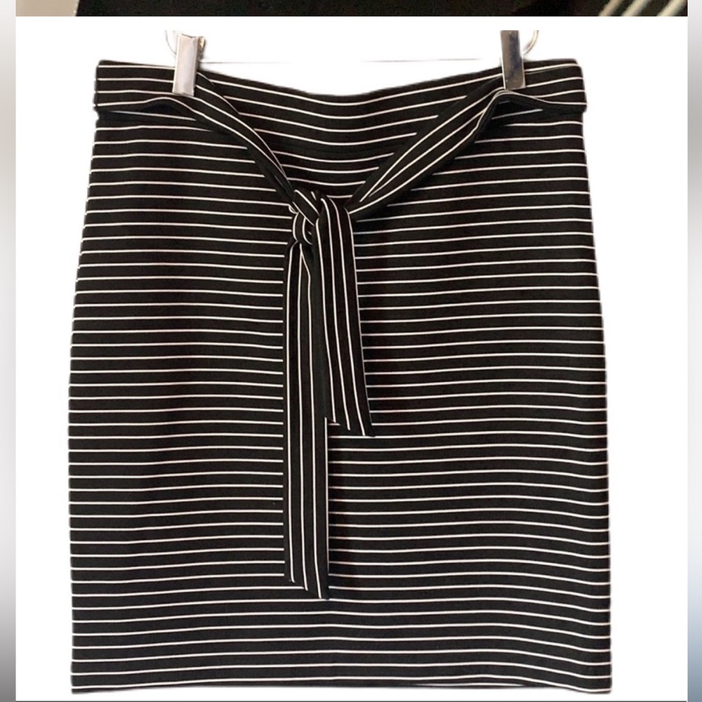 Loft Tie Waist Mini Skirt